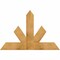 Ekena Millwork Saratoga Rough Sawn Timber Gable Bracket, Western Red Cedar, 48"W x 32"H x 2"D x 6"F, 16/12 Pitch GBW048X32X0206SAR00RWR - alternate 1